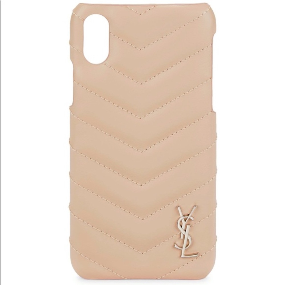 Saint Laurent Quilted X/XS Iphone Case Authentic - Picture 1 of 4
